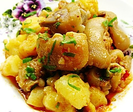 忒实惠的菜--米豆腐焖猪蹄--美丽厨娘的做法