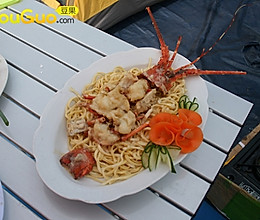 上汤芝士龙虾─户外美食的做法