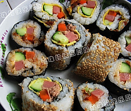 花样寿司--户外美食的做法