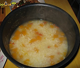 【猫记私房菜】南瓜虾皮粥（夏季养生的推荐） 的做法