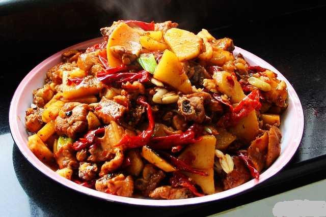 大盘鸡的做法